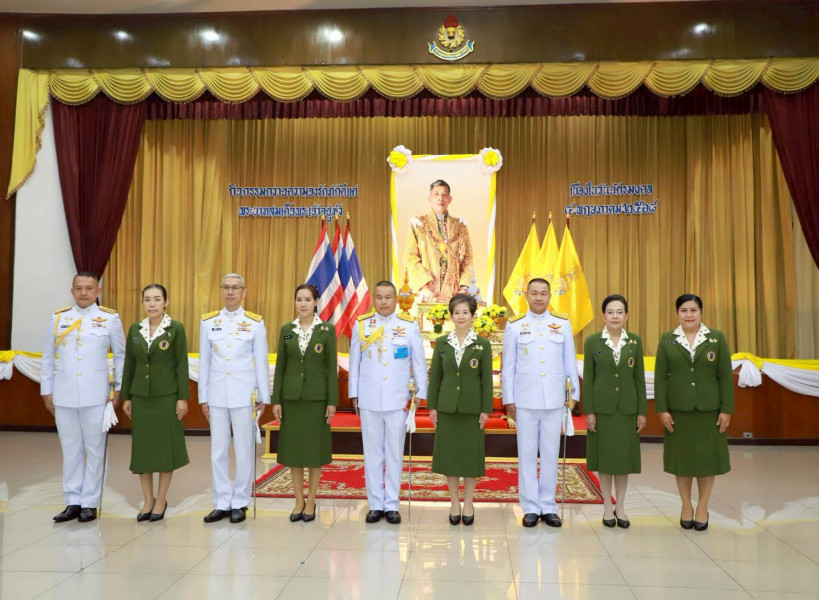 ผู้บังคับบัญชา คณาจารย์ และกำลังพล วทบ. เข้าร่วมกิจกรรม ถวายความจงรักภักดี และถวายเป็นพระราชกุศลแด่พระบาทสมเด็จพระเจ้าอยู่หัวเนื่องในวันคล้ายวันฉัตรมงคล